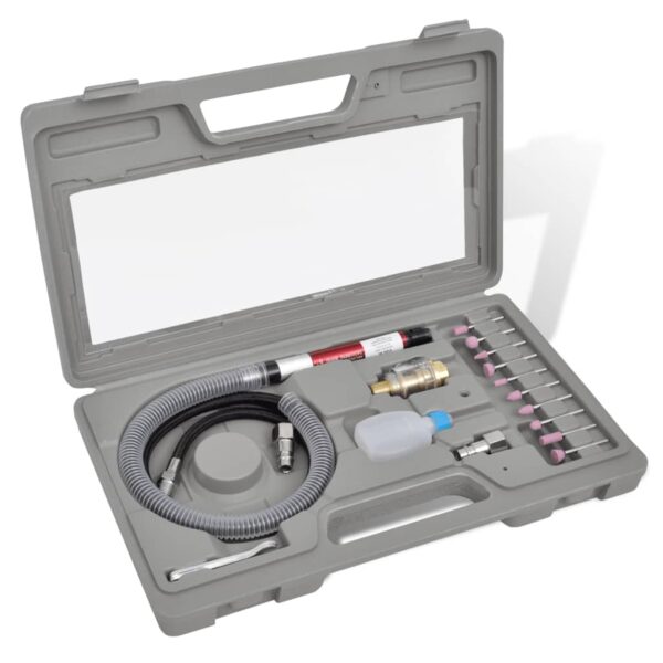 vidaXL Airpress Pneumatic Tool Kit Grinder Set - Image 1