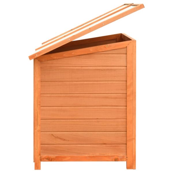 vidaXL Dog Cage Solid Pine & Fir Wood 120x77x86 cm - Image 7