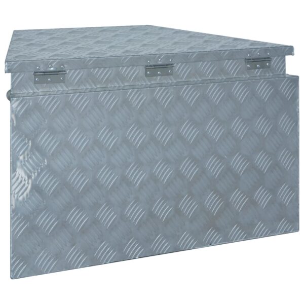 vidaXL Aluminium Box 737/381x410x460 mm Silver - Image 3