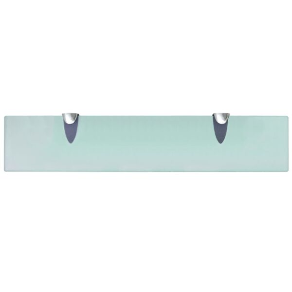 vidaXL Floating Shelves 2 pcs Glass 50x10 cm 8 mm - Image 4
