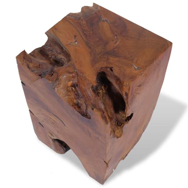 vidaXL Stool Solid Teak Wood - Image 10