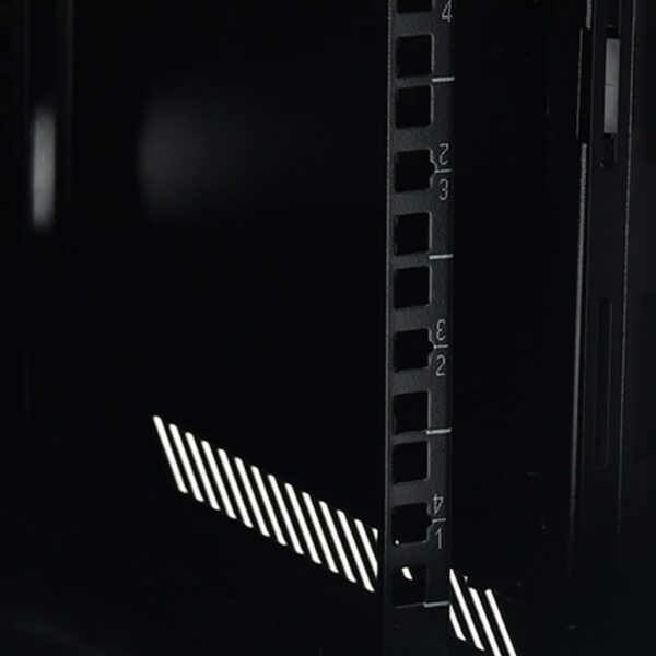vidaXL 12U Wall Mounted Network Cabinet 19" IP20 600x600x640 mm - Image 8