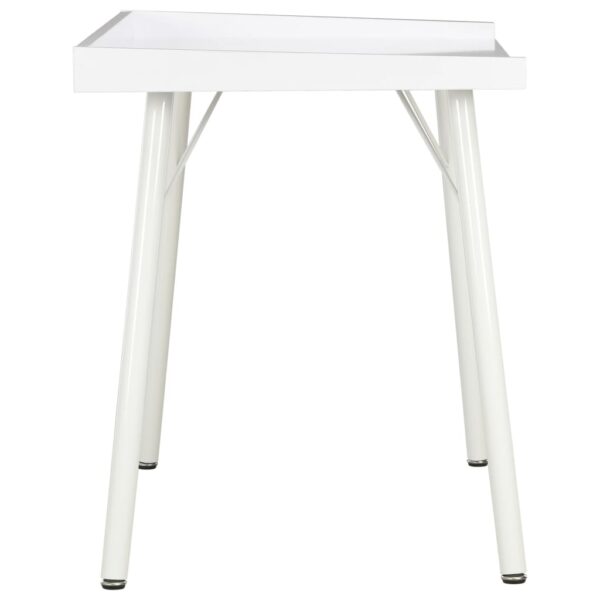 vidaXL Desk White 90x50x79 cm - Image 4