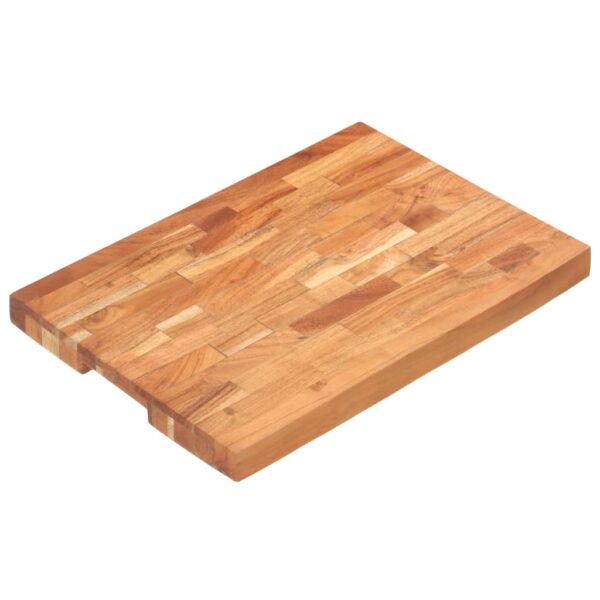 vidaXL Chopping Board 50x35x4 cm Solid Acacia Wood - Image 9