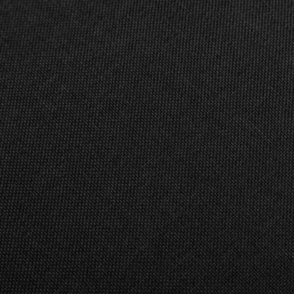 vidaXL Bar Stools 2 pcs Black Fabric - Image 7