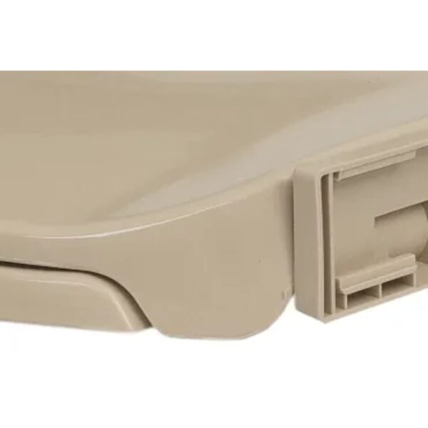 vidaXL Soft-Close Toilet Seat Beige Oval - Image 8