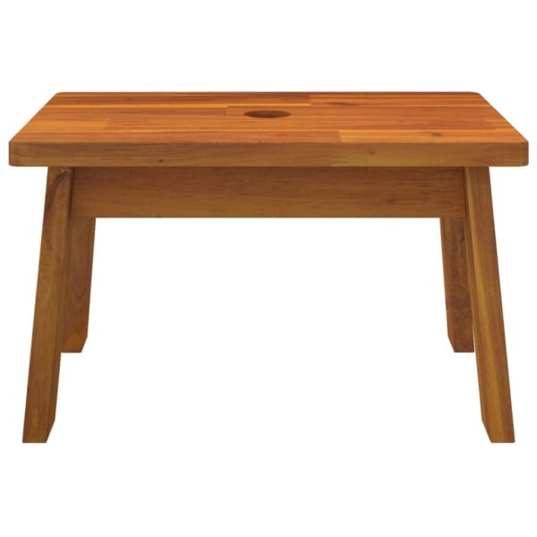 vidaXL Step Stool 38x26x22 cm Solid Wood Acacia - Image 4