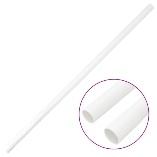 vidaXL Cable Trunkings with Clips Ø25 mm 10 m PVC - Image 3