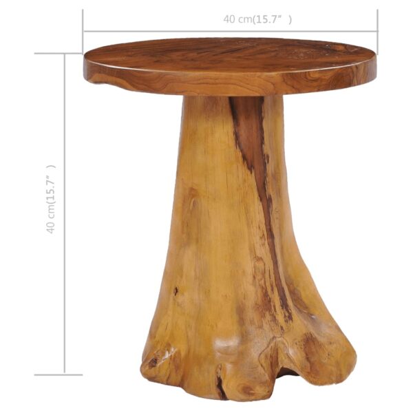 vidaXL Coffee Table 40x40 cm Solid Teak Wood - Image 4