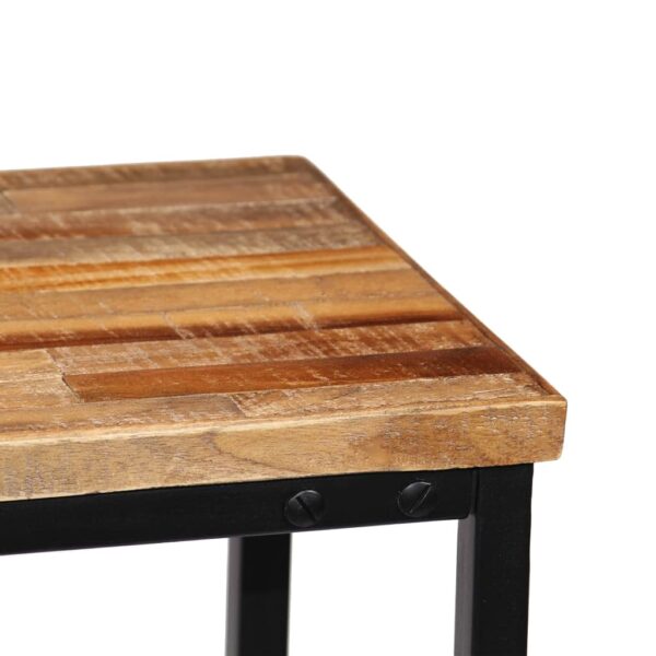 vidaXL Console Table Solid Reclaimed Teak 90x30x76 cm - Image 10