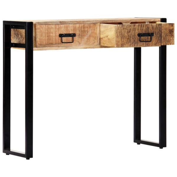 vidaXL Console Table 90x30x75 cm Solid Mango Wood - Image 5