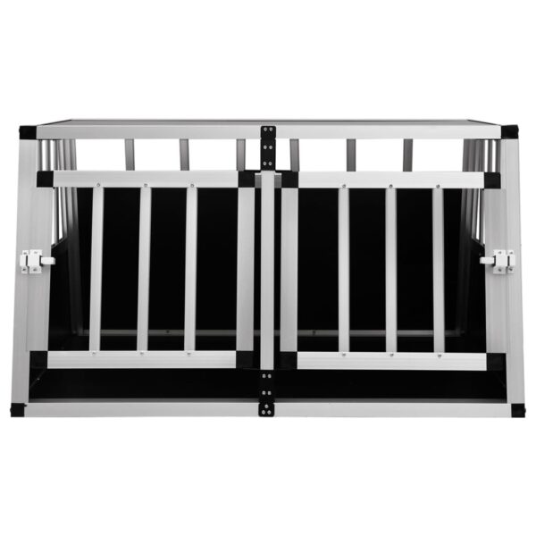 vidaXL Dog Cage with Double Door 89x69x50 cm - Image 3
