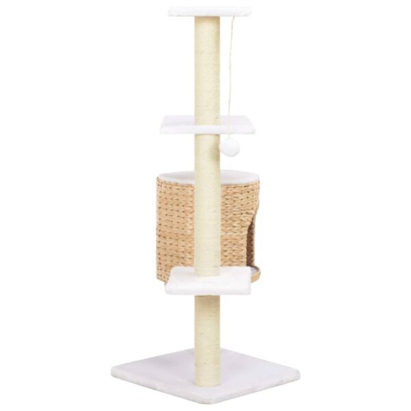 vidaXL Cat Tree with Sisal Scratching Post Seagrass - Image 3