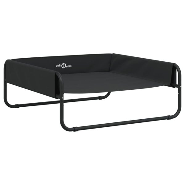 vidaXL Elevated Dog Bed Anthracite Oxford Fabric and Steel - Image 2
