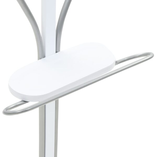 vidaXL Suit Stand 45x35x107 cm White - Image 6