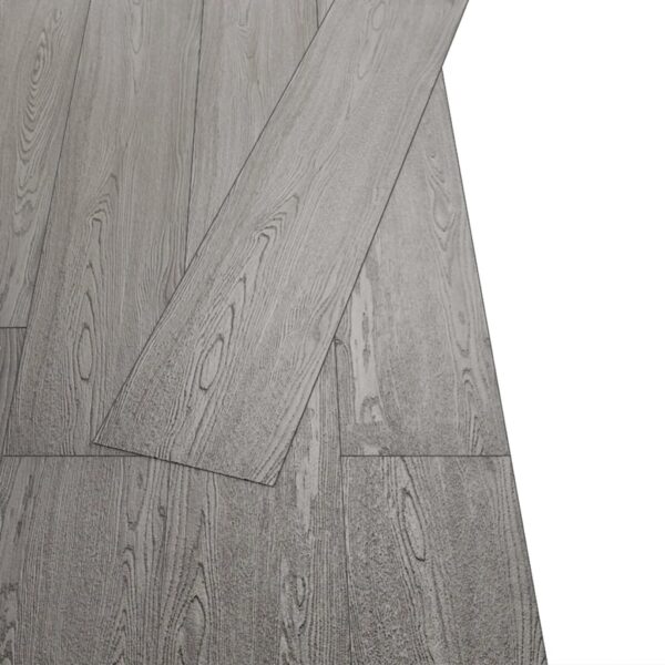vidaXL Self-adhesive PVC Flooring Planks 5.02 m² 2 mm Dark Grey - Image 3