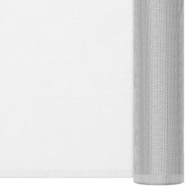vidaXL Mesh Screen Aluminium 100x2000 cm Silver - Image 2