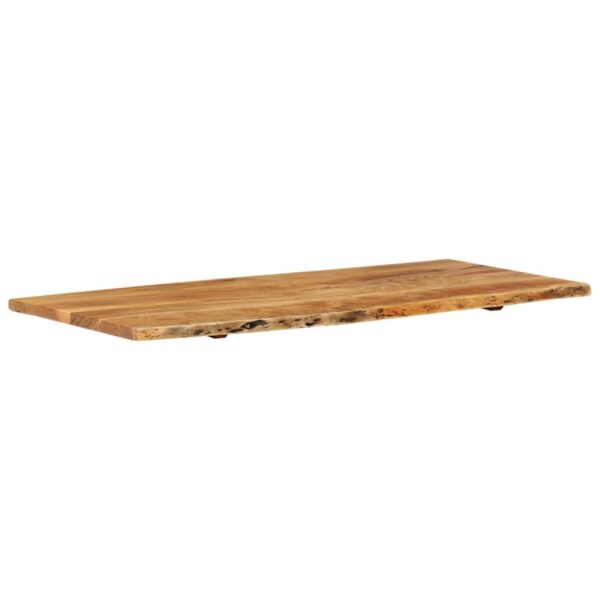 vidaXL Bathroom Vanity Top Solid Acacia Wood 114x52x2.5 cm - Image 8