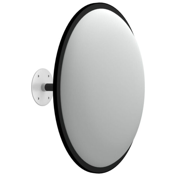 vidaXL Indoor Convex Traffic Mirror Black Ø40 cm Acrylic - Image 4