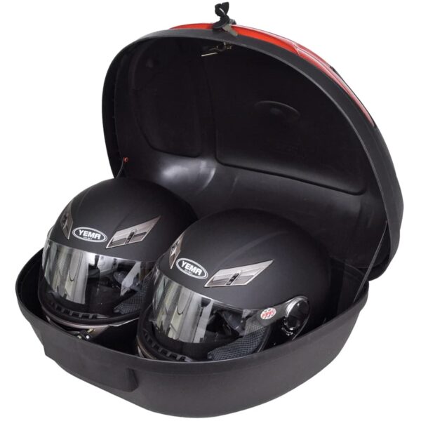 vidaXL Motorbike Top Case 72 L for 2 Helmet - Image 2