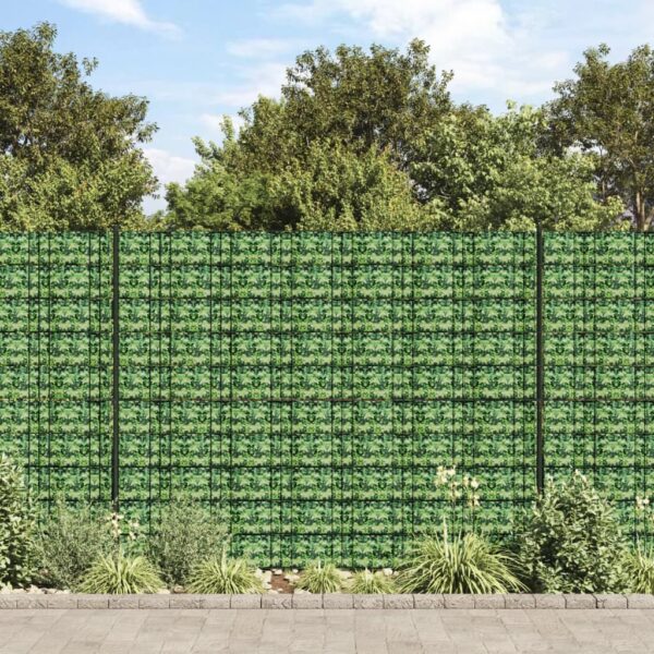 vidaXL Garden Privacy Screen PVC 70x0.19 m Green - Image 1