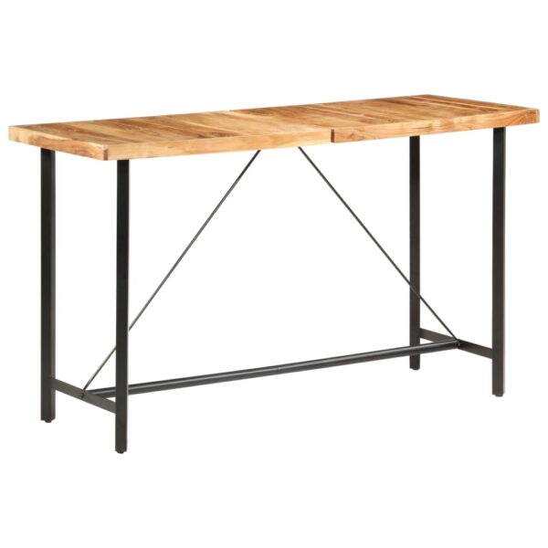 vidaXL Bar Table 180x70x107 cm Solid Acacia Wood - Image 1