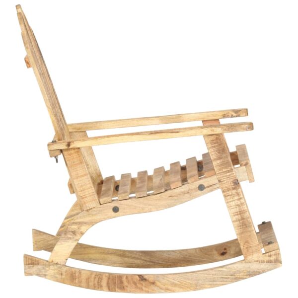 vidaXL Garden Rocking Chair Solid Mango Wood - Image 3