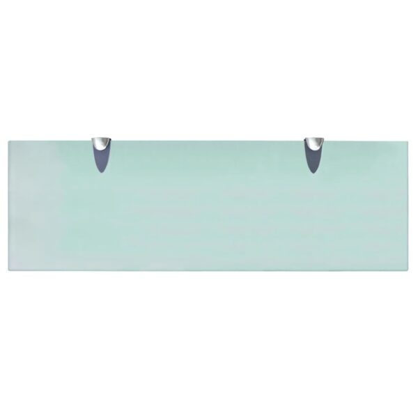 vidaXL Floating Shelves 2 pcs Glass 60x20 cm 8 mm - Image 4