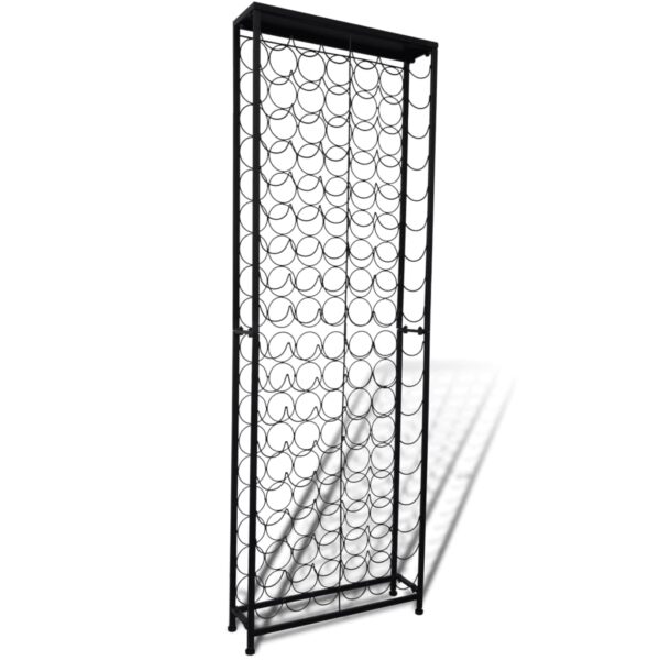 vidaXL Wine Rack for 108 Bottles Metal - Image 2