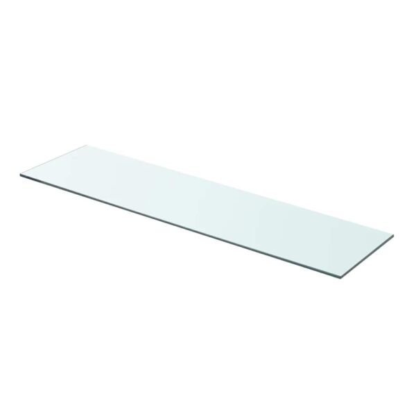 vidaXL Shelves 2 pcs Panel Glass Clear 80x20 cm - Image 2