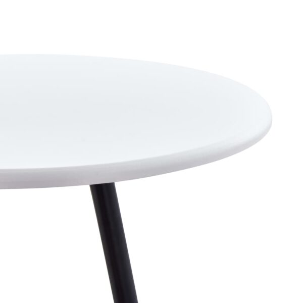 vidaXL Bar Table White 60x107.5 cm MDF - Image 3