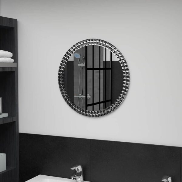 vidaXL Wall Mirror 50 cm Tempered Glass - Image 1