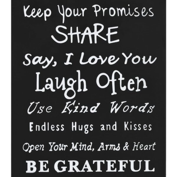 vidaXL Umbrella Stand Text Steel Black - Image 3
