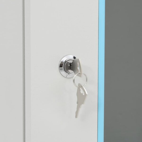 vidaXL 4U Wall Mounted Network Cabinet 19" IP20 53x40x21 cm - Image 7