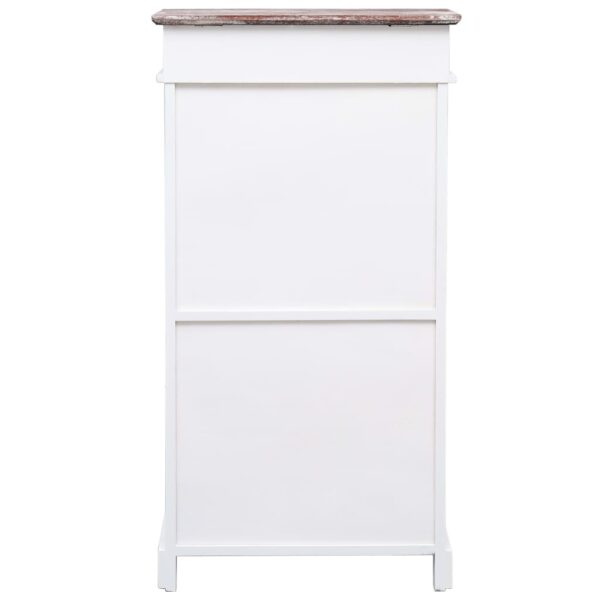 vidaXL Shoe Cabinet Brown 50x28x98 cm Paulownia Wood - Image 3