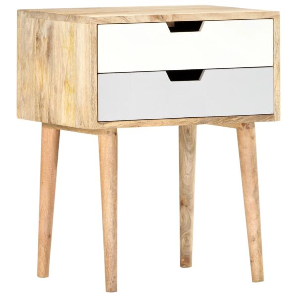 vidaXL Bedside Cabinet 47x35x59 cm Solid Wood Mango - Image 10
