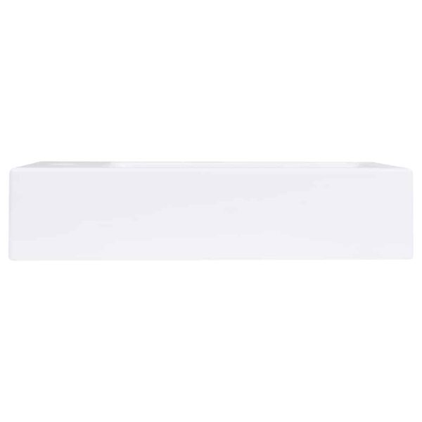 vidaXL Wash Basin 400x220x90 mm SMC White - Image 3