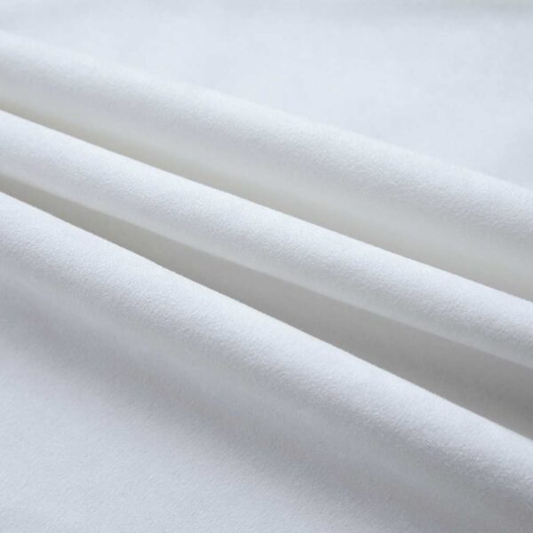 vidaXL Blackout Curtains with Metal Rings 2 pcs Off White 140x245 cm - Image 4