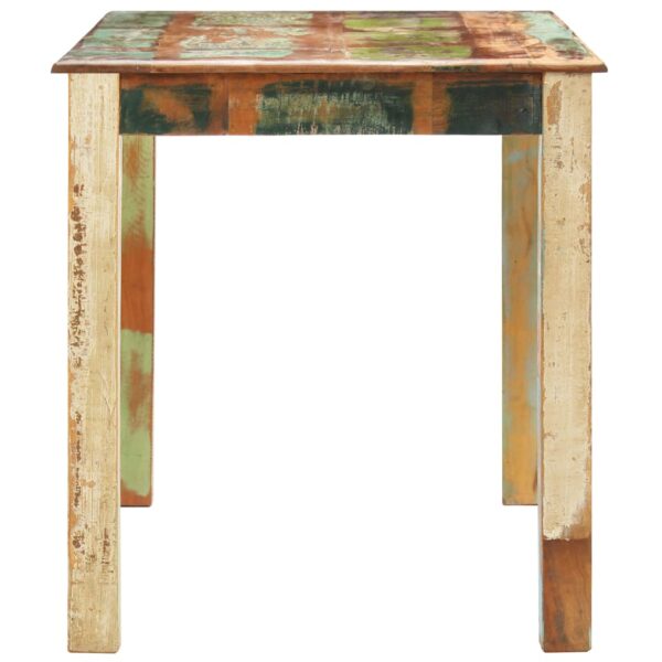 vidaXL Dining Table Solid Reclaimed Wood 140x70x76 cm - Image 3