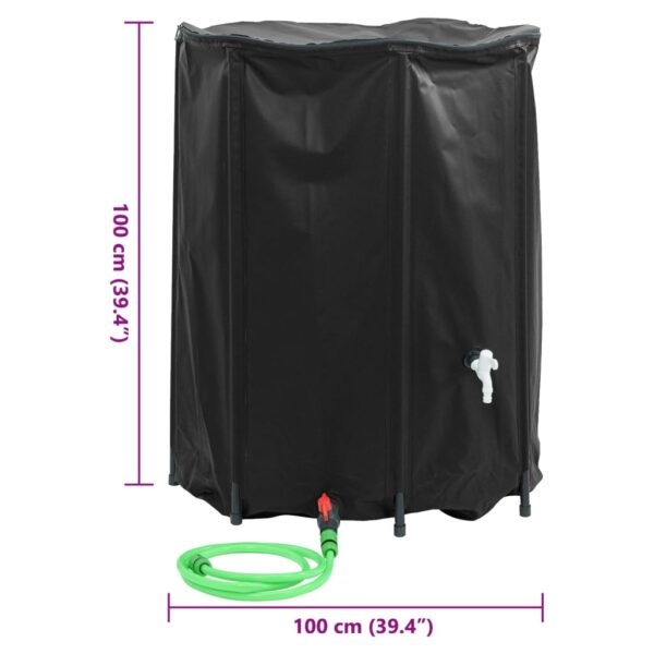 vidaXL Water Tank with Tap Foldable 750 L PVC - Image 10