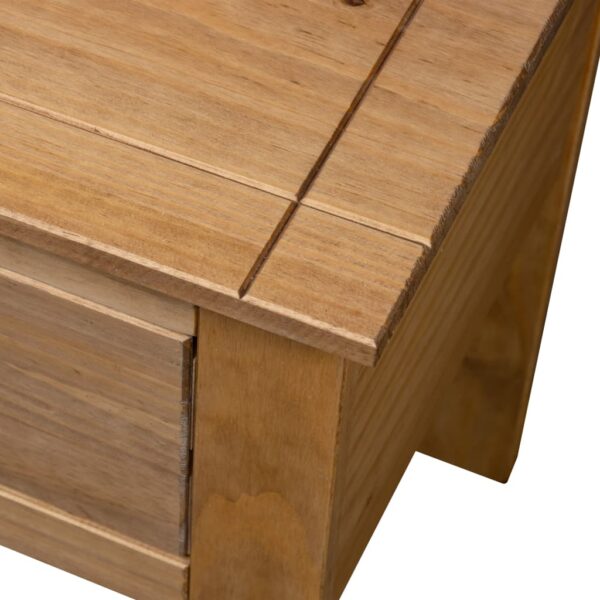 vidaXL Bedside Cabinet 46x40x57 cm Pine Panama Range - Image 9
