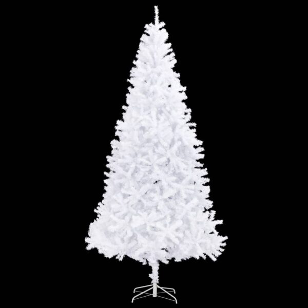 vidaXL Artificial Christmas Tree 300 cm White - Image 3