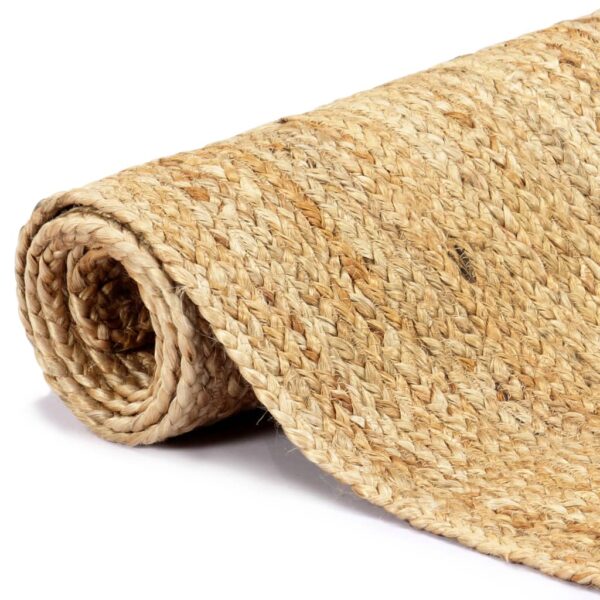 vidaXL Handmade Rug Jute Natural 80x160 cm - Image 2