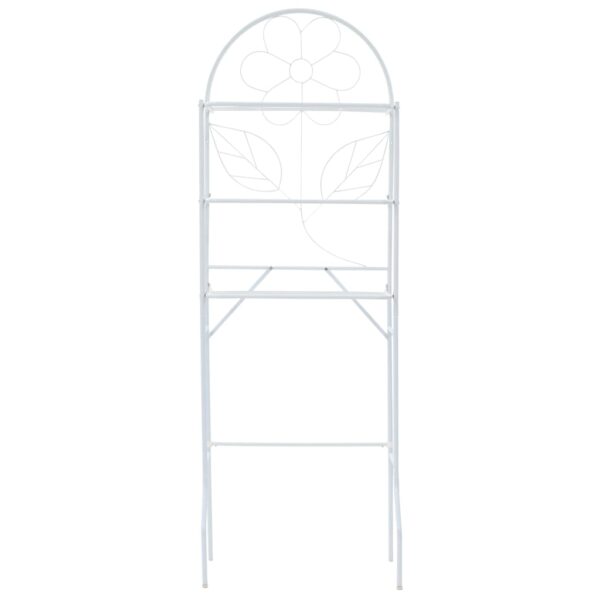 vidaXL Toilet Rack White 60x33x174 cm - Image 2