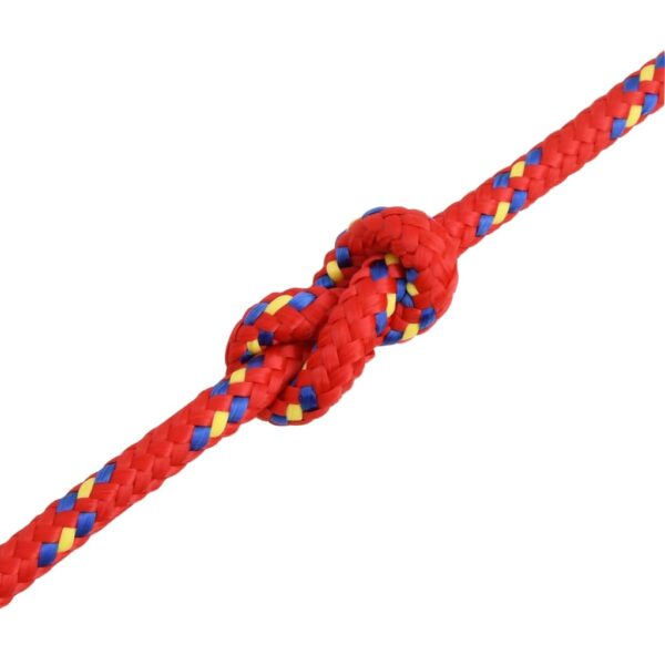 vidaXL Boat Rope Red 6 mm 50 m Polypropylene - Image 5
