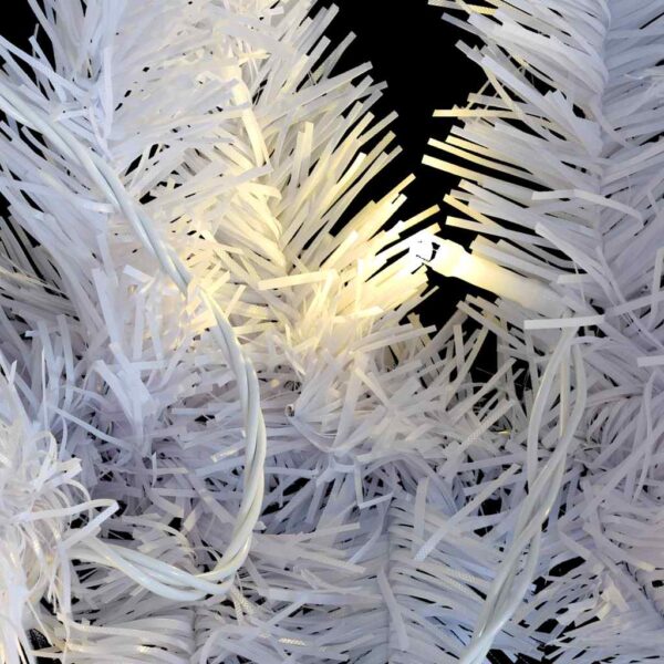 vidaXL Christmas Garland with LED Lights 5 m White - Image 8