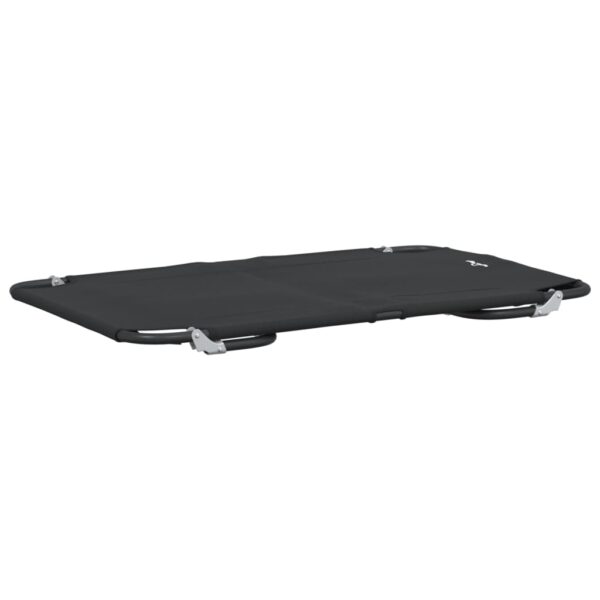 vidaXL Dog Bed Foldable Anthracite Oxford Fabric and Steel - Image 8
