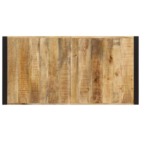 vidaXL Dining Table 140x70x75 cm Solid Mango Wood - Image 4