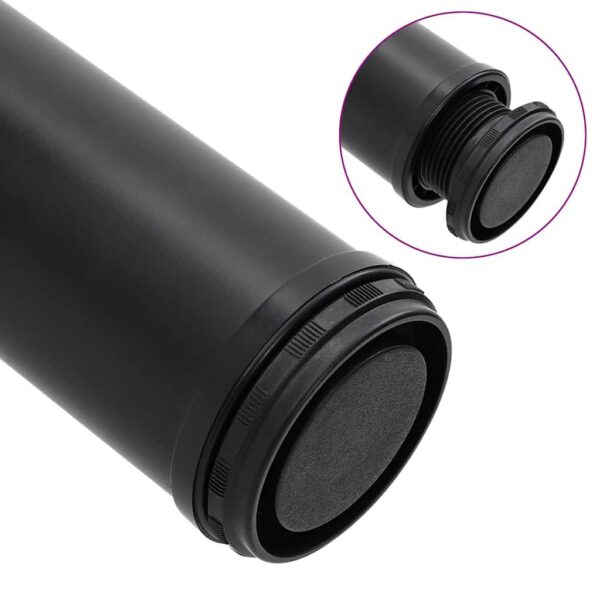vidaXL Adjustable Table Legs 4 pcs Black 1100 mm - Image 6