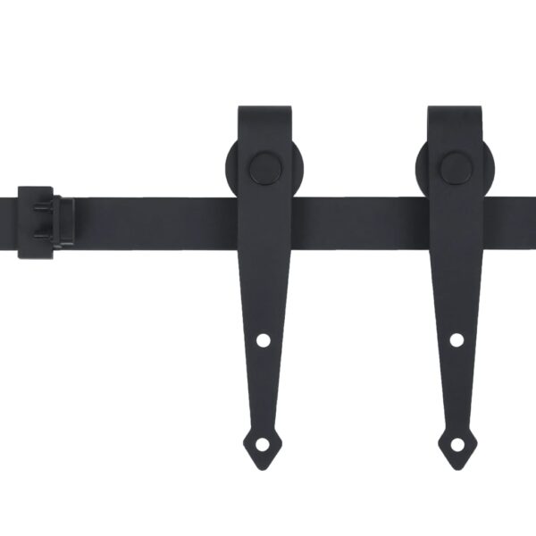 vidaXL Mini Sliding Cabinet Door Kit Carbon Steel 200 cm - Image 3